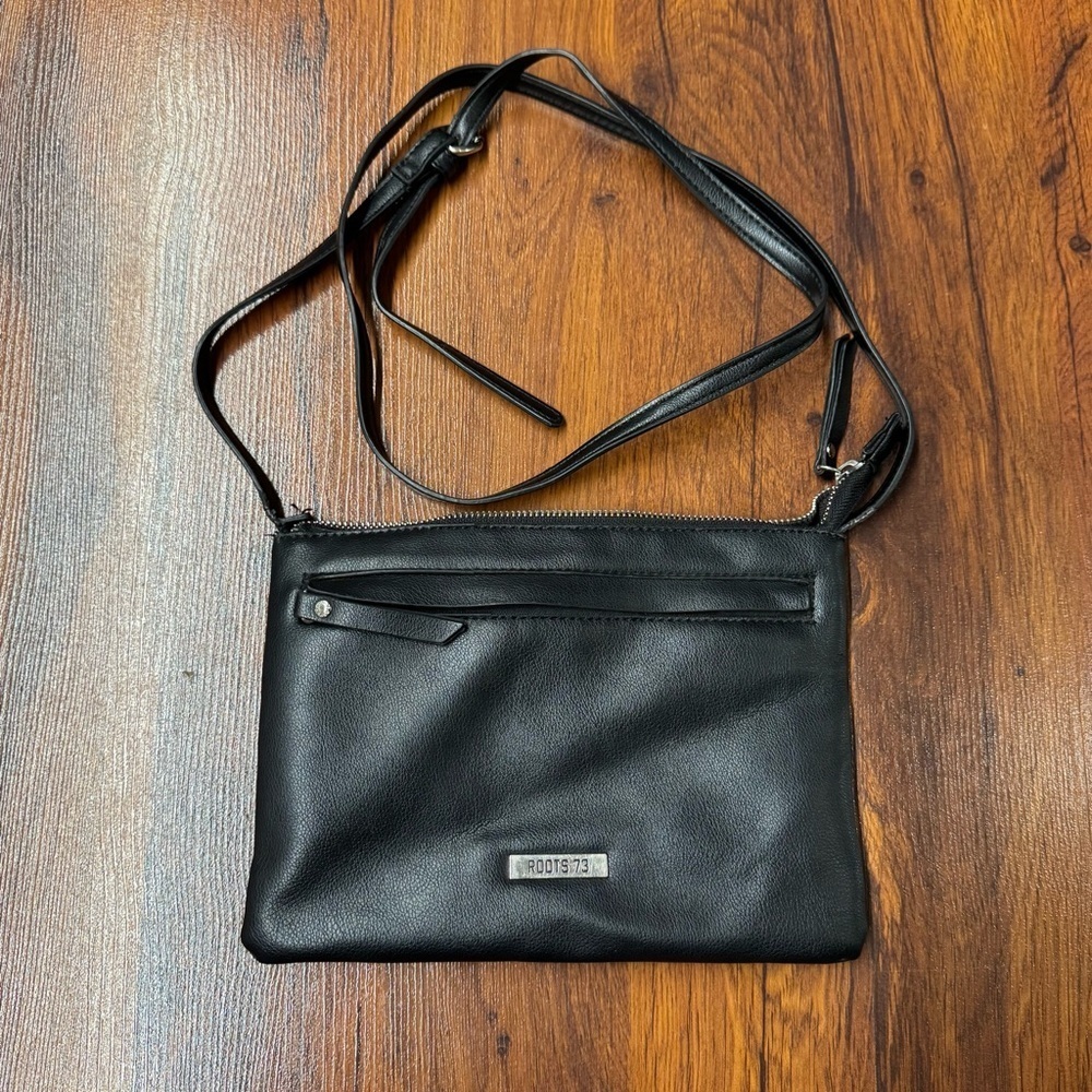 Roots 73 Black Crossbody Bag